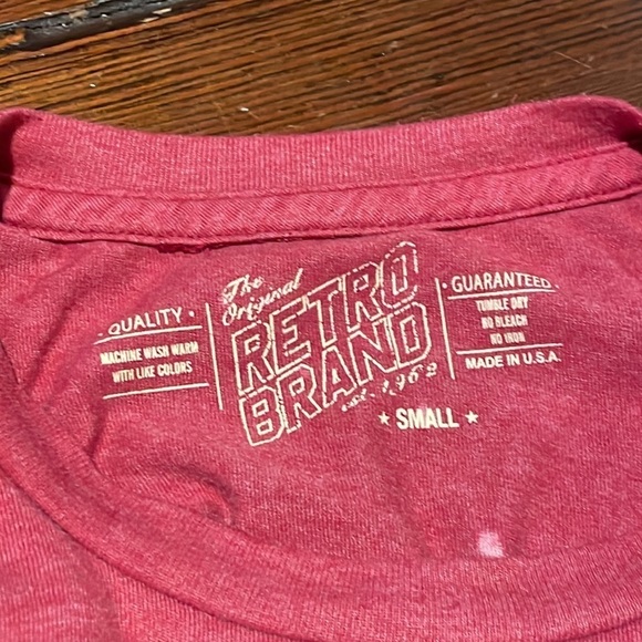 NWT Retro Brand Men’s Red New Jersey Devils Shirt Size S - Picture 6 of 8